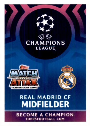 2018-19 Topps Match Attax UEFA Champions League #47 Isco - Picture 2 of 2