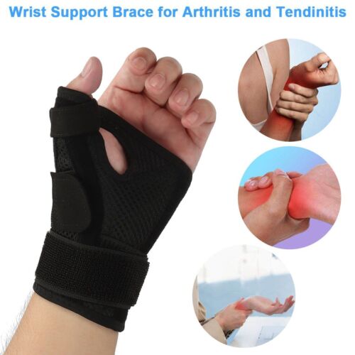 Medical Thumb Wrist Brace Support Carpal Tunnel Arthritis Sprain Left Right Hand - Picture 8 of 15