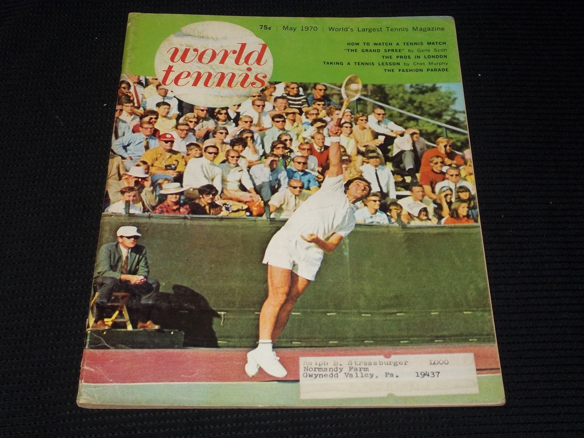 Magazine World Tennis Mai 1970 - Couverture Ion Tiriac - Collection Vintage - Très Bon état