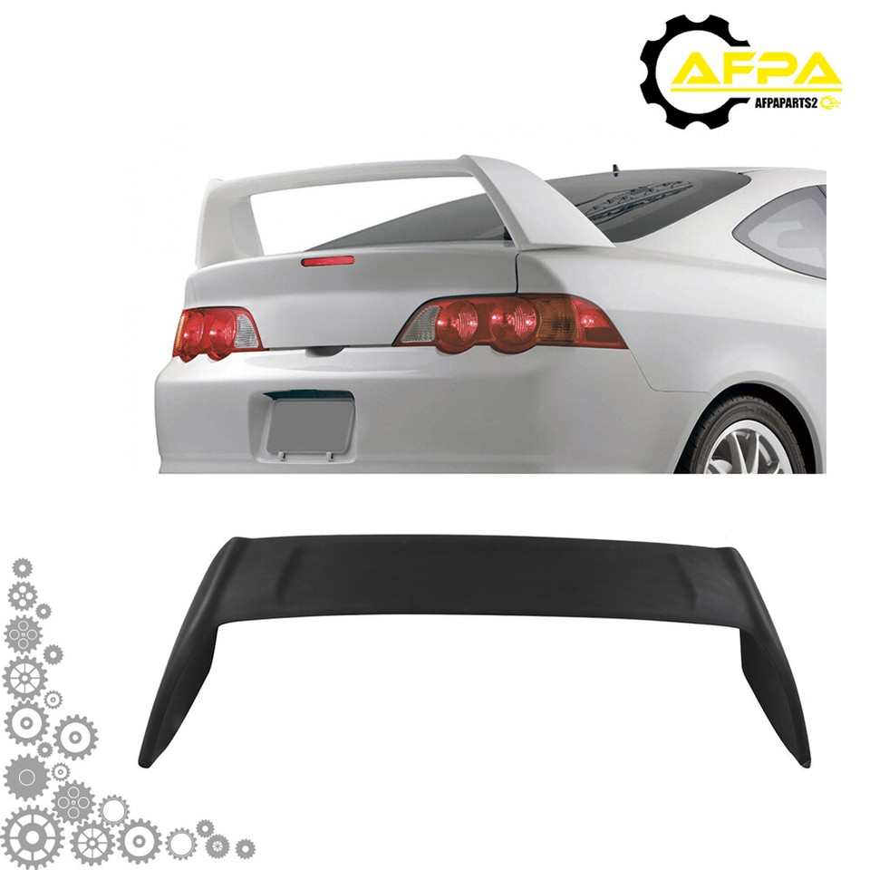 KeepCrushparts Black Matte Trunk Spoiler Wing For 2002-2006 Acura RSX DC5 Type-S Coupe-406618
