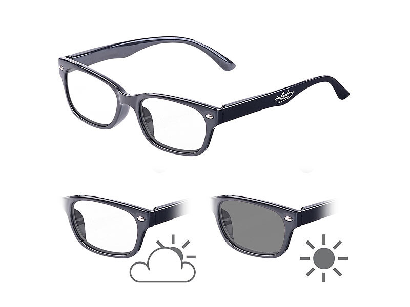 Lunettes de lecture de qualité supérieure +2.5 dp à verres adaptatifs UV400