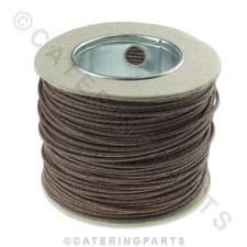 100 METRE REEL OF BROWN HEAT RESISTANT WIRE CABLE 1.5mm x 100m HIGH TEMPERATURE