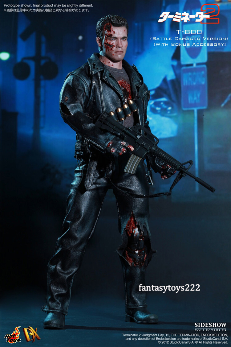 Hot Toys DX13 1/6 Terminator 2: Judgment Day T-800 Battle Damaged