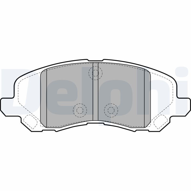 Plaquettes de frein DELPHI LP2038 anti-bruit pour CHRYSLER SEBRING