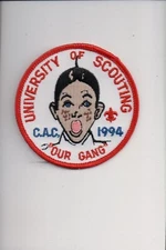 1994 CAC University Of Scouting "Our Gang" patch