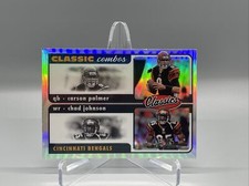2022 Panini Classics Carson Palmer & Chad Ochocinco Classic Combos Silver Prizm