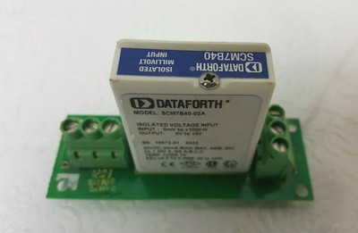 Isolated Analog Voltage Input Module SCM7B40-02A, Wide Bandwidth w/ Backpane
