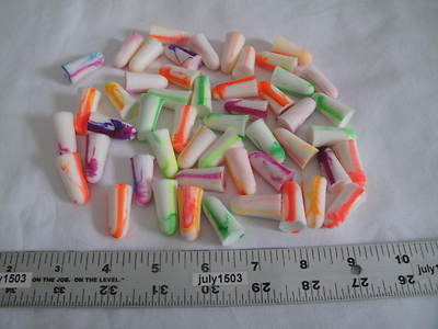 25 Pair Moldex Spark Plugs Foam Ear Plugs Uncorded NRR33 33dB (bulk)