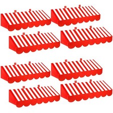 3D Circus Awning Wall Decoration Carnival Stripe Awning Circus Tent Party Decor