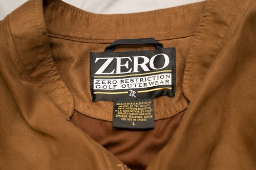 Zero Restriction Microsuede Golf Jacket 