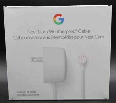 Genuine Google Nest Cam Battery Weatherproof Cable 5M/16Ft