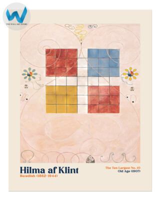 Hilma Af Klint Poster - Nr. 10 Wandbilder Alter 1907 - 12X16/16X20/18X24/24X36