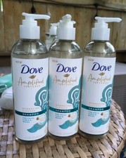 3 Dove Amplified Textures Hydrating Cleanse Shampoo Coils Curls Waves 11 Oz   