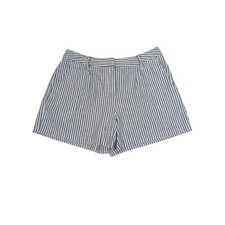 Boden Blue  White Ticking Stripe 3.5" Chino Shorts Size 8