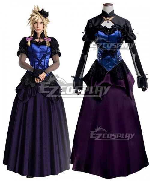 Final Fantasy VII Remake Cloud Strife Girl Adult Women Dress Cosplay Costume E00 Final Fantasy VII Remake Cloud Strife Girl Adult Women Dress Cosplay Costume E00
