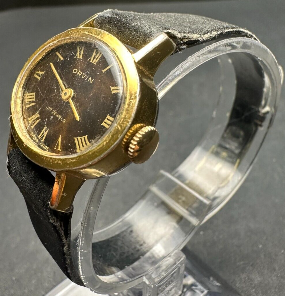 Vintage Women's Orvin Analog Watch - Untested May Need Battery/Repair
