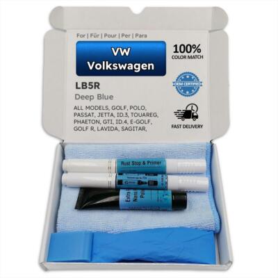 Lackstift für VW Volkswagen Blau DEEP BLUE LB5R GOLF POLO PASSAT JETTA ID.3