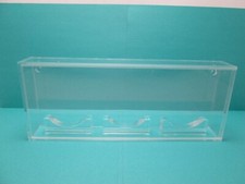 Hockey Pucks Display - Acrylic Shadow Box - Wall Mount Desktop for 3 Pucks