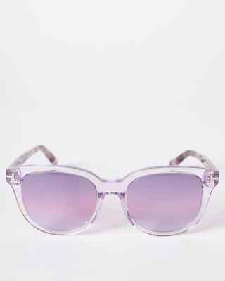 Tom Ford Olivia-02 TF914 78Z Purple Plastic Square Sunglasses Frames 54-19-140