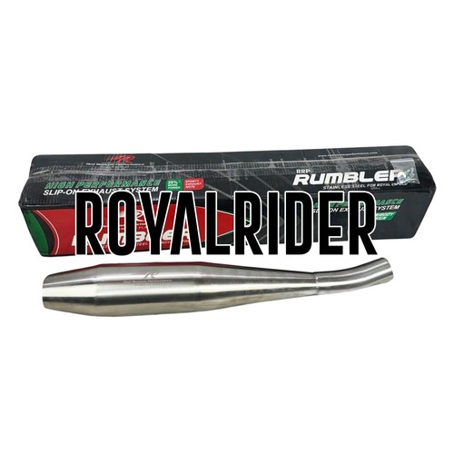 "RED ROOSTER RUMBLER EXHAUST" Fit For Royal Enfield Continental GT 535 - Picture 5 of 13