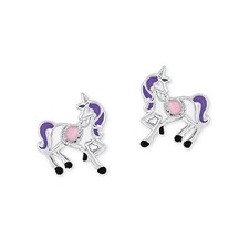 Prinzessin Lillifee Mädchen Ohrstecker Einhorn Rosalie Pferd Ohrringe Silber 925