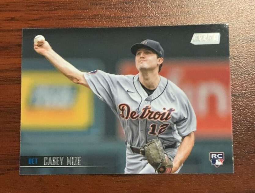 2021 Topps Stadium Club #82 Casey Mize Photo Variation SP Rookie Card