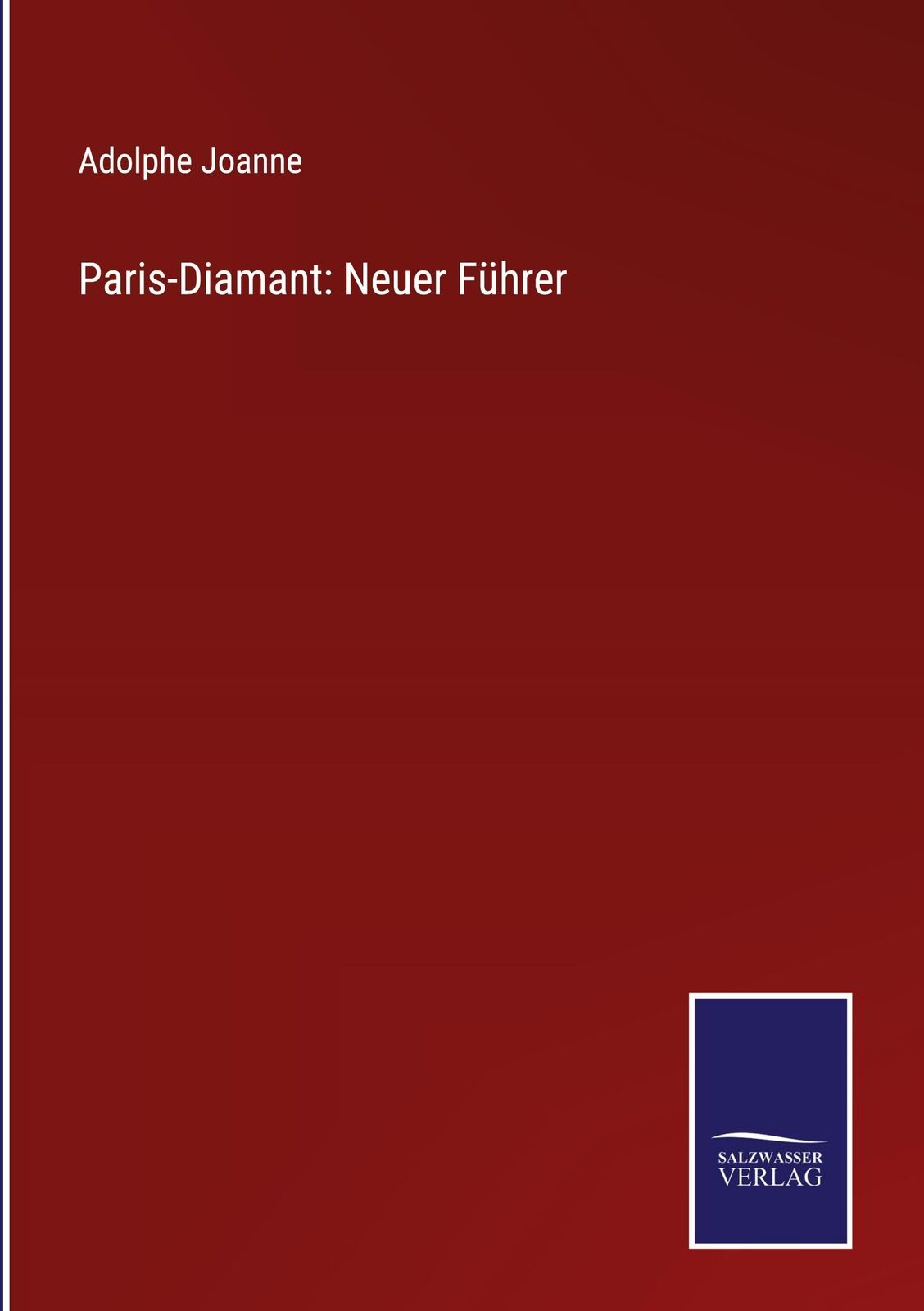 Thumbnail - Paris-diamant: Neuer Führer | Buch | 9783752538557