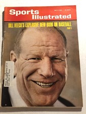1965 Sports Illustrated CLEVELAND INDIANS Bill VEECK White Sox CASSIUS CLAY Ali