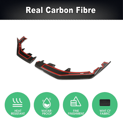DRY Carbon Frontlippe Schwert Diffusor Frontspoiler für BMW F95 X5M LCI 2023-24 - Picture 4 of 13