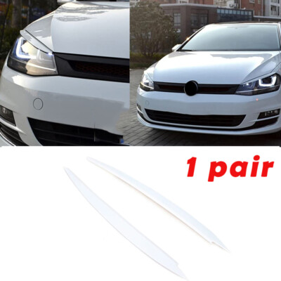 Sopracciglia Fari Per Volkswagen 7 GTI 2013-2018 - Nero, ABS, Adesivo - Foto 2