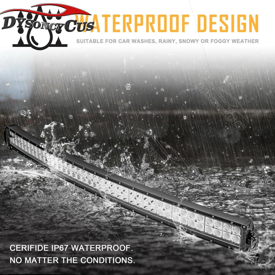 Fit 13-21 Subaru Crosstrek con barra de luz curva de 42" kit de soporte de techo superior Foto 4 de 4