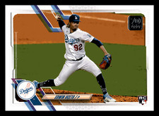 2021  Topps Update Edwin Uceta Dodgers RC Rookie #US162 Centered Mint