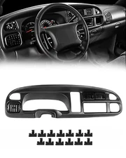 DashBoard Bezel Cover Instrument w/Vents for 1998-2002 Dodge Ram 1500 2500 3500