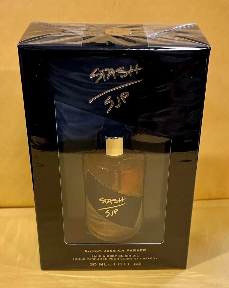 Sarah Jessica Parker Stash Hair & Body Elixer Oil Fragrance 1,0 oz NOVO NA CAIXA - Imagem 2 de 4