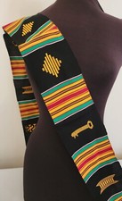 Graduation stole, Ghanaian Kente Stole, Graduation Kente Stole, 2023 Kente Stole