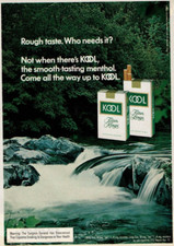 1972 Vintage Print Ad Rough taste Who needs it Not when there's Kool River Rapid