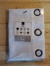 Lush Decor 52" x 84" Grommet Blackout Window Curtain Single Panel White