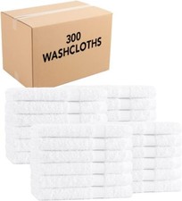 Arkwright Admiral Spa Wash Cloths Bulk - Case of 300 - Lightweight Washcloths