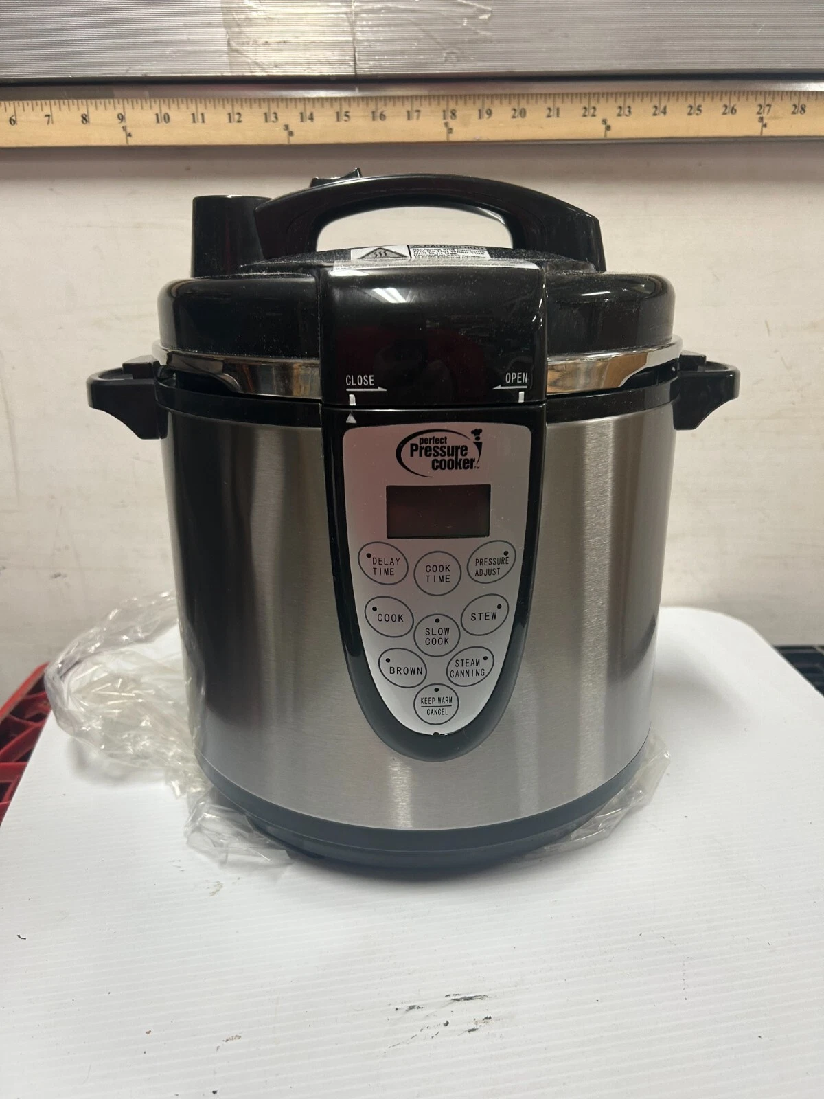 Cook's Essentials 6L Electronic Digital Pressure Cooking System EPC460
