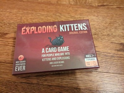 Exploding Kittens Card Game   Original Edition   Factory Sealed   Fast Ship
