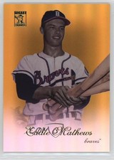 2009 Topps Tribute Gold /50 Eddie Mathews #47 HOF 0fo5
