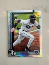 2025 Topps Chrome Update #USC179 Chandler Simpson Rookie RC REFRACTOR TB Rays