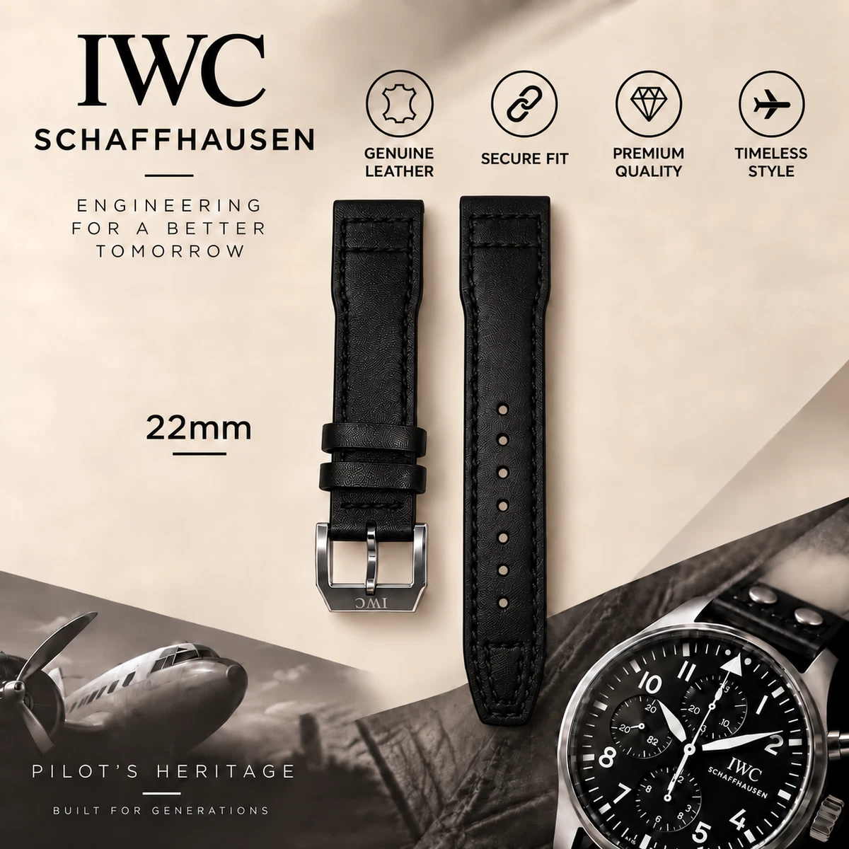 25+ IWC 20mm Wristwatch Bands for sale | Updated Oct 2026