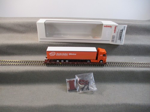 Märklin H0 47428 Niederflurendwagen Saadkms 690 "Rollende Landstraße" in OVP | Condition: Gebraucht