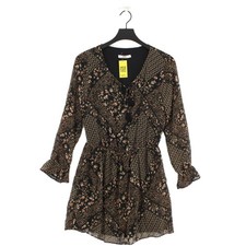 Mango A-Line Midi Dress S in Black