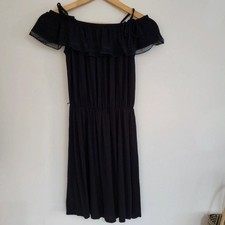Atmosphere little black dress off shoulder ruffle mini dress size 8