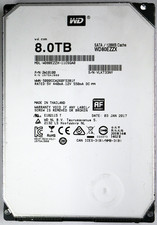 Western Digital 8TB WD80EZZX 5400U/min 128MB Cache SATA III 3.5'' NAS tauglich