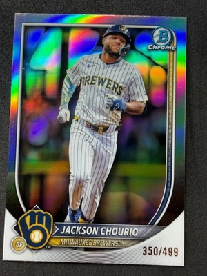 2025 Bowman Chrome #40 Jackson Chourio Refractor #/499