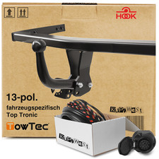 Für Renault Clio III BR0_1/CR0_1 Hook Anhängerkupplung starr & 13poliger E-Satz