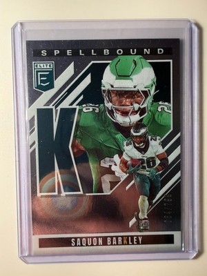 2025 Panini Donruss Elite - Spellbound Saquon Barkley #4 /799 Eagles